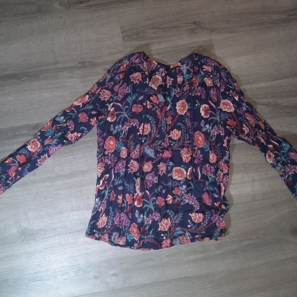 Lucky Brand Boho Floral Long Sleeve